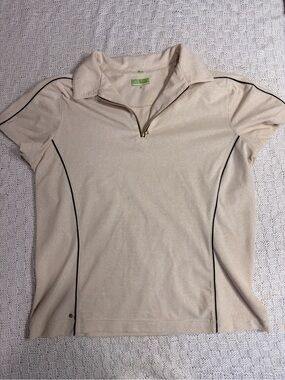 Tail Tech Golf Short-Sleeve Zip Polo Top